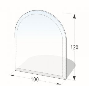 Lienbacher 21.02.880.2 podkladové sklo pod kamna