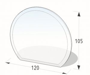  Lienbacher 21.02.883.2 podkladové sklo pod kamna