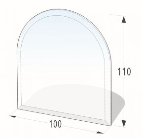 Lienbacher 21.02.885.2 podkladové sklo pod kamna