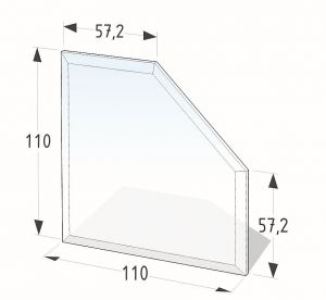 Lienbacher 21.02.982.2 podkladové sklo pod kamna