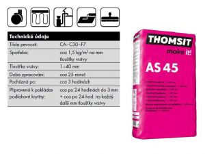 Thomsit AS 45 Kalciumsulfátová samonivelační stěrka