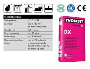 Thomsit DX Cementová samonivelační stěrka