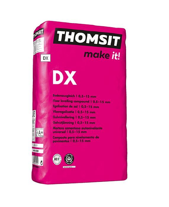 Thomsit DX Cementová samonivelační stěrka