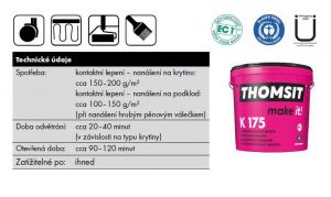 Thomsit K 175 Disperzní neoprenové kontaktní lepidlo