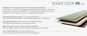 Oneflor Europe Solide Click 55 luxusní zámkové vinylové dílce